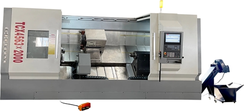 高精密斜床身數控車床